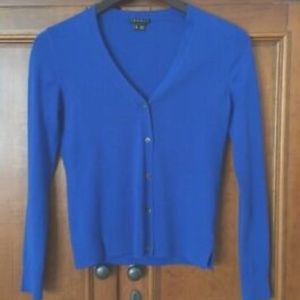 Theory Royal Blue cardigan